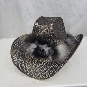 Western Sombrero Straw Cowboy  Hat Womens